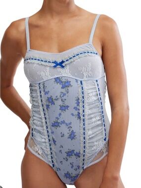 Free People Bodysuit Sara Corset